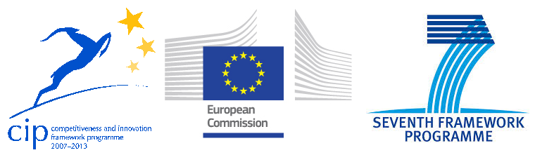CIP, European Commission and FP7 logos
